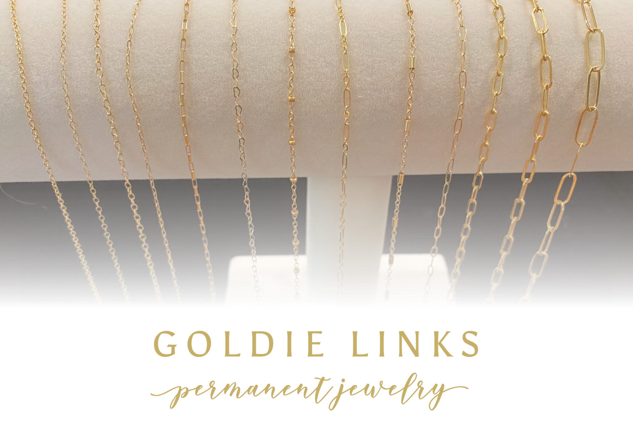 Goldie Links Permanent Jewelry